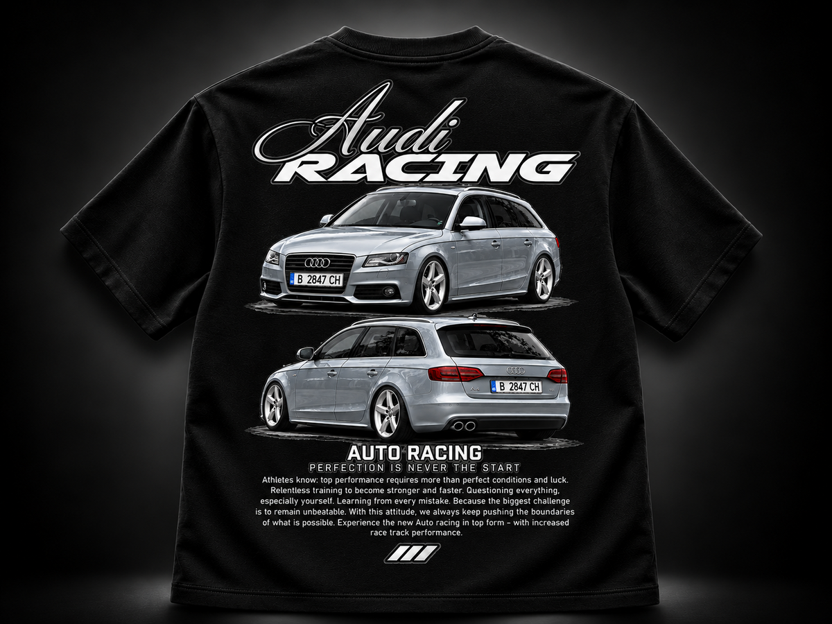 Персонализирана racing автомобилна тениска VEYRO Racing Heritage – пример 1