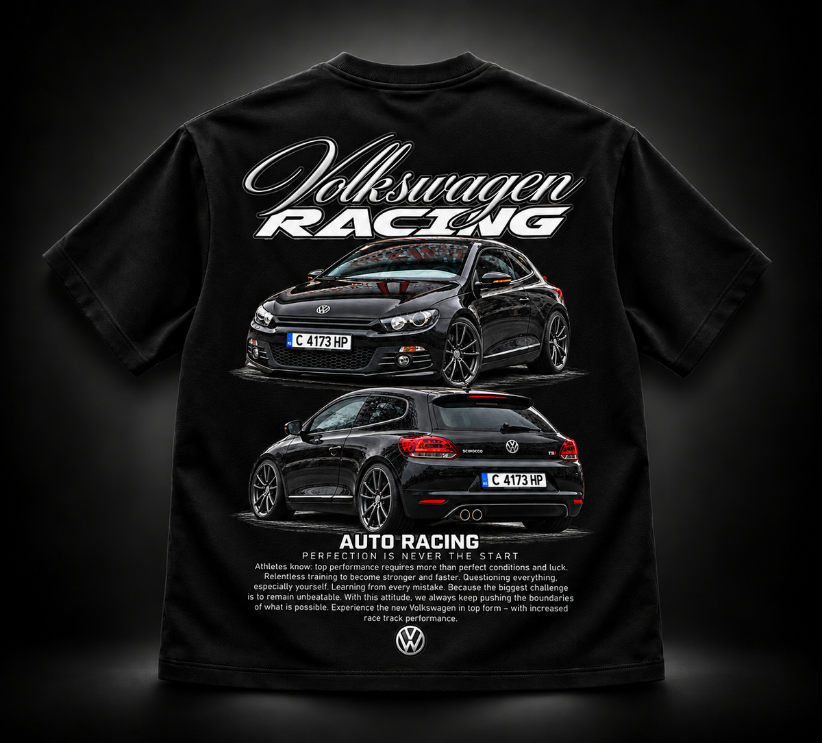 Персонализирана racing автомобилна тениска VEYRO Racing Heritage – пример 2