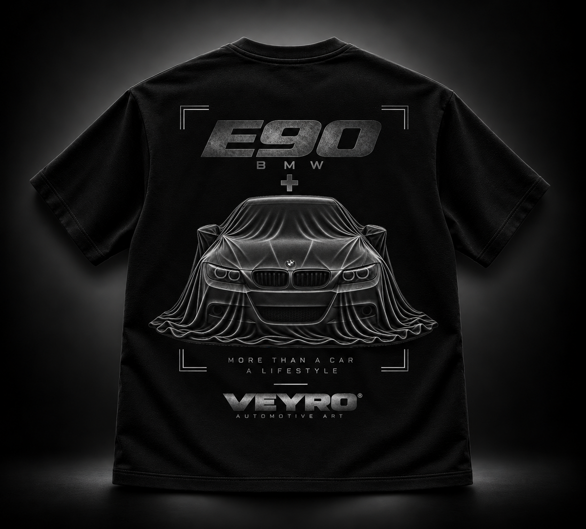 Персонализирана автомобилна тениска VEYRO Unveil – пример 2